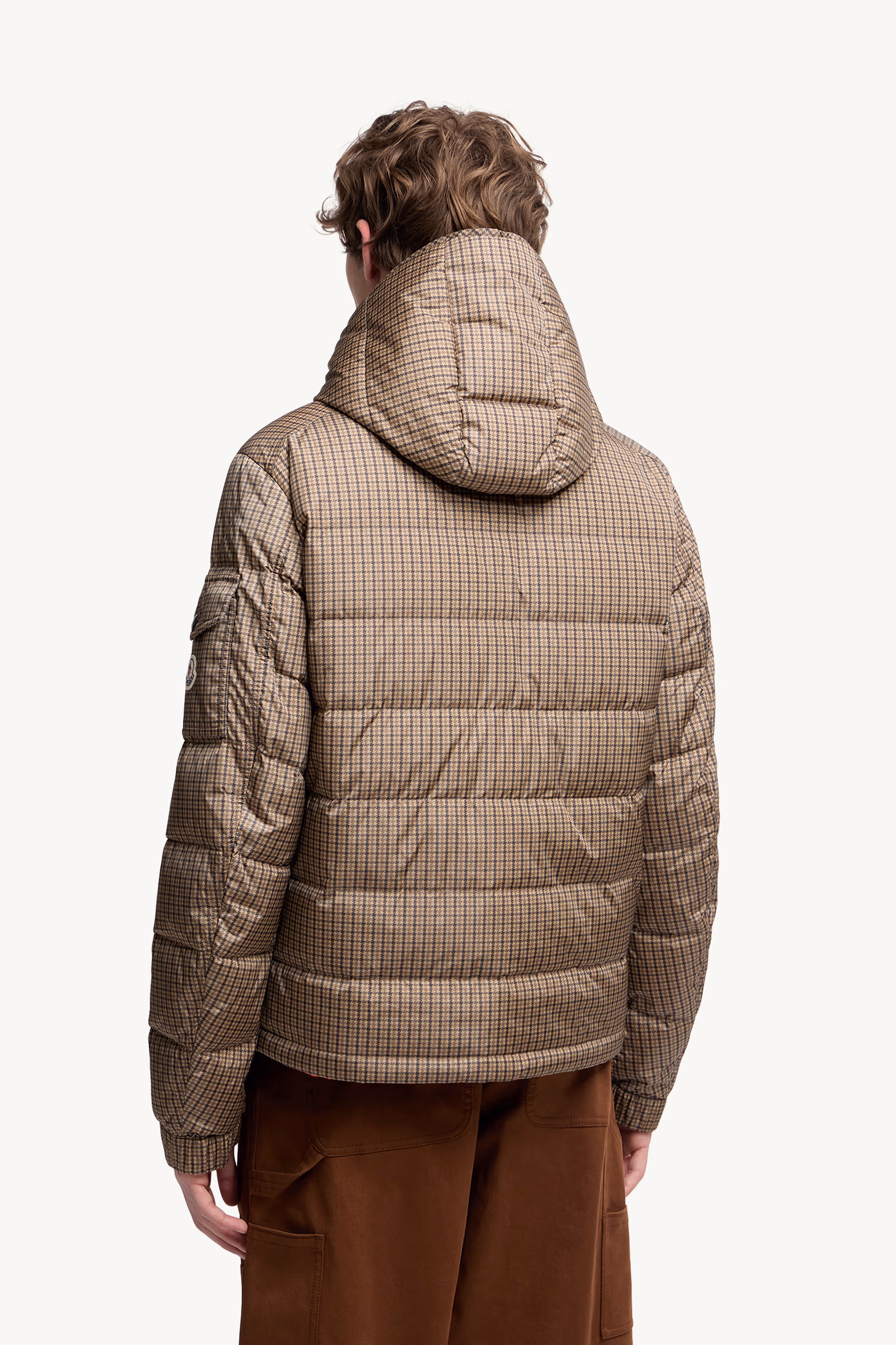 Jonage Reversible Hooded Short Down Jacket Men Brown Moncler 5